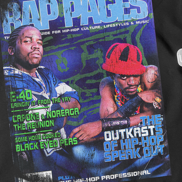 OUTKAST 'RAP PAGES' NOV 2000 BLACK CREWNECK