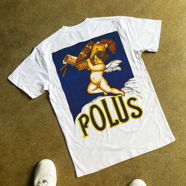 VINTAGE 1920 'POLUS CIGAR' POSTER HEAVYWEIGHT T-SHIRT