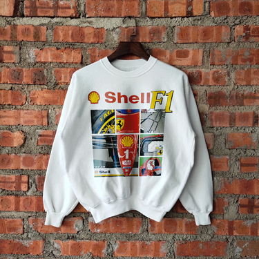 SHELL - RARI RELAXED CREWNECK WHITE