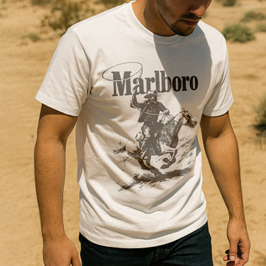 MARLO MAN 'RUGGED' HEAVYWEIGHT WHITE T-SHIRT