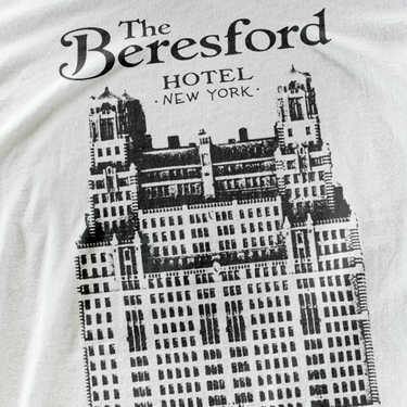 'THE BERESFORD' NYC HOTEL WHITE T-SHIRT