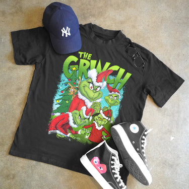 THE GRINCH HEAVYWEIGHT BLACK T-SHIRT