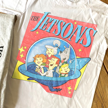 THE JETSONS VINTAGE HEAVYWEIGHT WHITE T-SHIRT