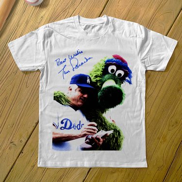 TOMMY LASORDA x PHILLIE PHANATIC HEAVYWEIGHT WHITE T-SHIRT