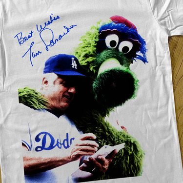 TOMMY LASORDA x PHILLIE PHANATIC HEAVYWEIGHT WHITE T-SHIRT