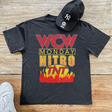 WCW MONDAY NITRO TNT HEAVYWEIGHT BLACK T-SHIRT