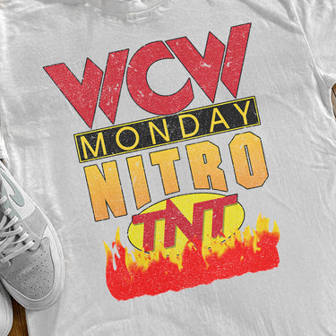 WCW MONDAY NITRO TNT HEAVYWEIGHT WHITE T-SHIRT