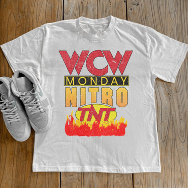 WCW MONDAY NITRO TNT HEAVYWEIGHT WHITE T-SHIRT