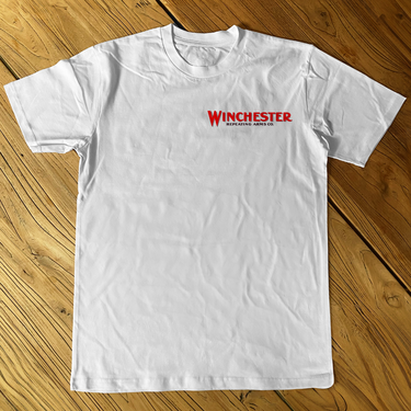 WINCHESTER 'REPEATING ARMS CO.' HEAVYWEIGHT WHITE T-SHIRT