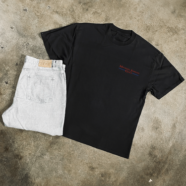 MJ GOLF HEAVYWEIGHT BLACK TSHIRT