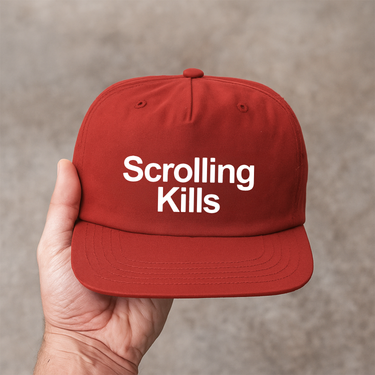 SCROLLING KILLS RED CAP