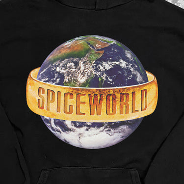 SPICE WORLD HEAVYWEIGHT BLACK HOODIE