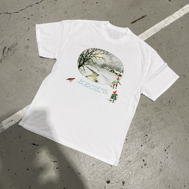 'BECK'S' WINTER GNOME WASHED HEAVY WHITE TEE