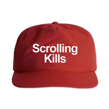 SCROLLING KILLS RED CAP