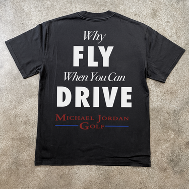 MJ GOLF HEAVYWEIGHT BLACK TSHIRT