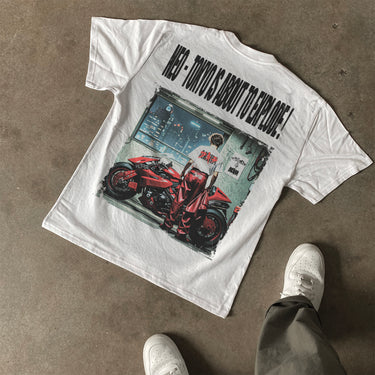 NEO TOKYO HEAVYWEIGHT WHITE TSHIRT