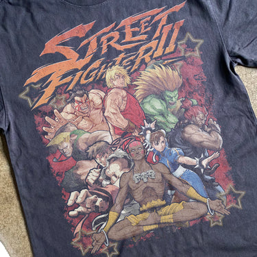 STREET FIGHTER 2 HEAVYWEIGHT BLACK T-SHIRT