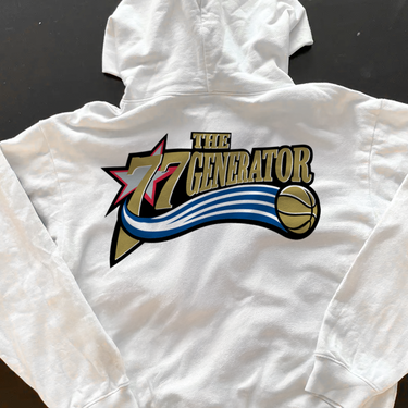 Philly 76Ers 'The Generator' Edgecombe White Pullover Hoodie