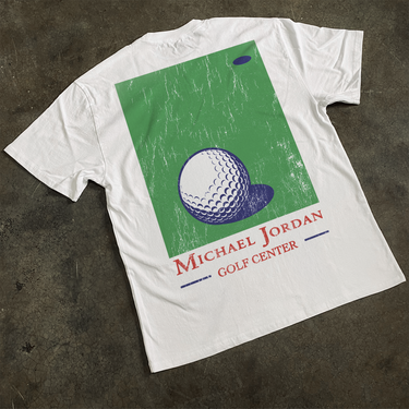 MJ GOLF CENTER HEAVYWEIGHT WHITE TSHIRT
