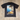BEATIFUL 'NICE' FRENCH TOURISM POSTER TEE HEAVY FADED BLACK