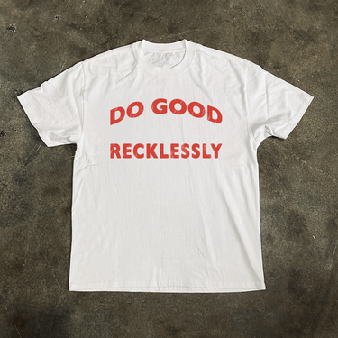 DO GOOD HEAVYWEIGHT WHITE TSHIRT
