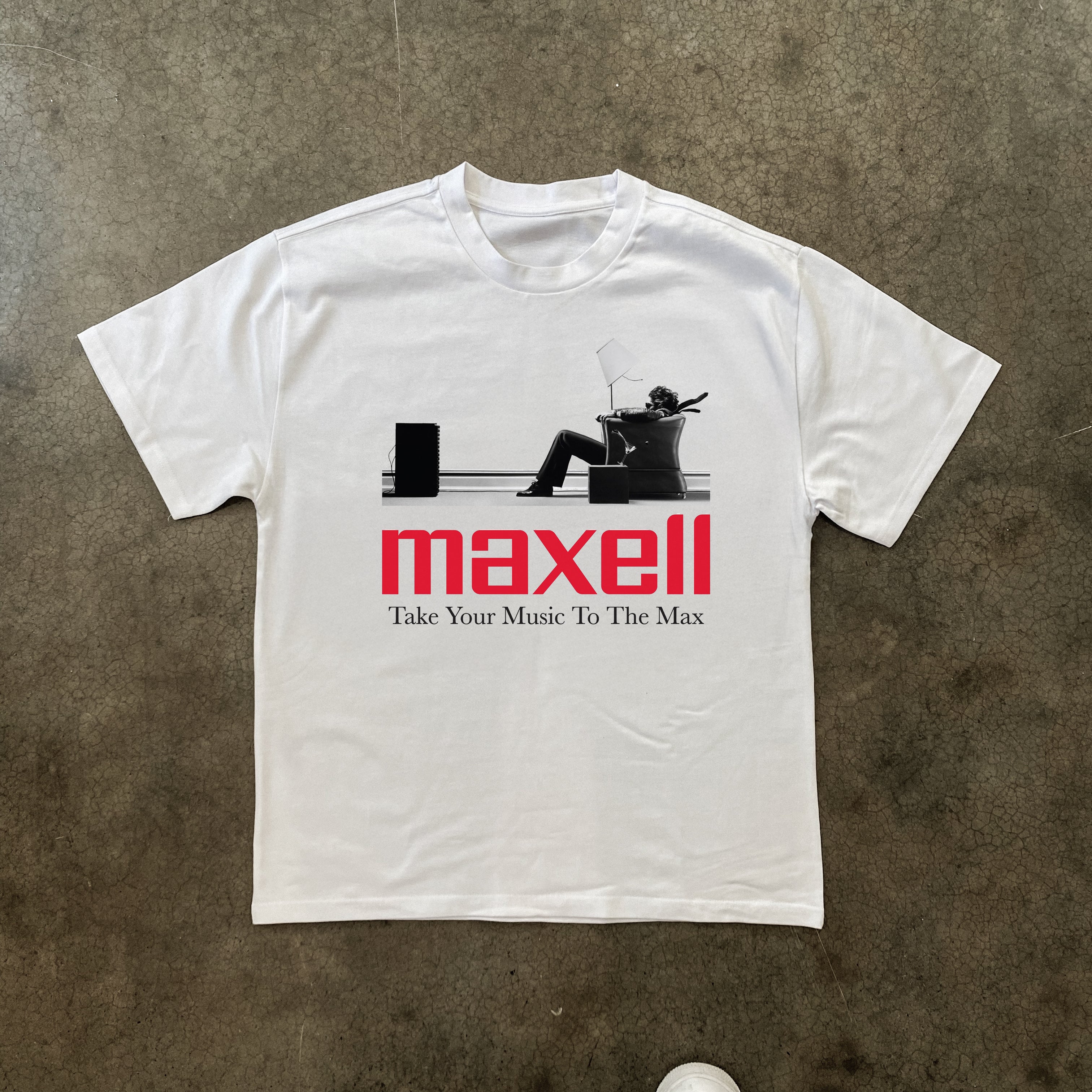 Vintage Maxell Heavyweight White T-Shirt – AOCTW