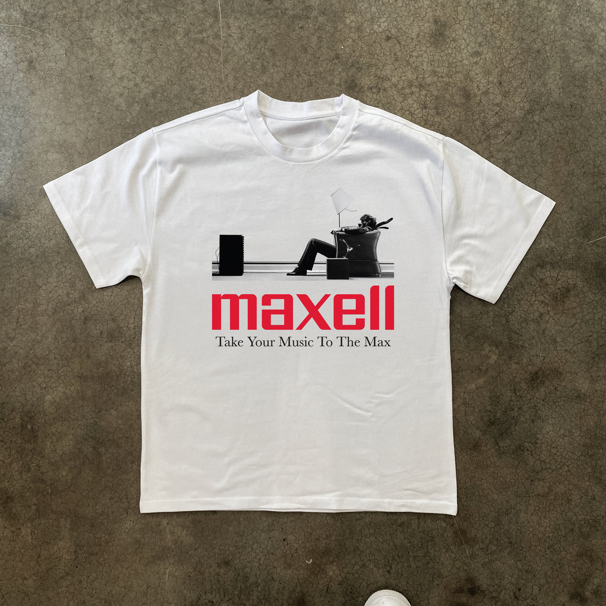 Vintage Maxell Heavyweight White T-Shirt – AOCTW