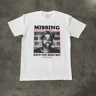 2010s LOITER 'FREE EARL' HEAVY FADED WHITE TEE