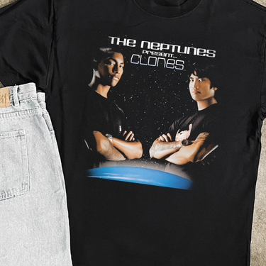 NEPTUNES 'CLONES' HEAVY BLACK TEE