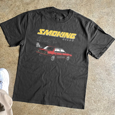 SMOKING KILLS HEAVYWEIGHT BLACK TSHIRT