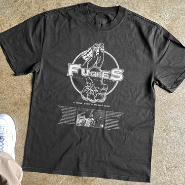 FUGEES HEAVYWEIGHT BLACK TSHIRT