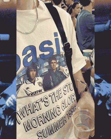 タグ付き未使用 Oasis Morning Glory Tシャツ Oasis Wts Morning Glory 96 Tour Washed White T-Shirt – AOCTW