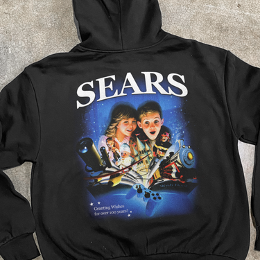 '03 Sears Christmas 'Wish Catalog' Black Hoodie