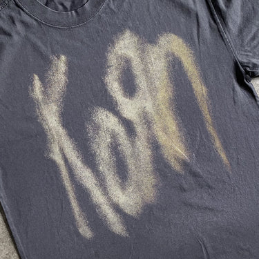 KORN BAND LOGO NOISE HEAVYWEIGHT BLACK T-SHIRT