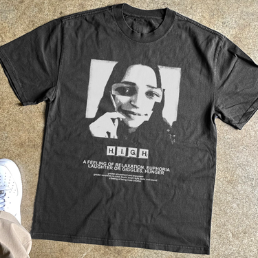 HIGH HEAVYWEIGHT BLACK TSHIRT