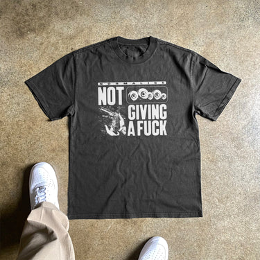 NORMALISE HEAVYWEIGHT BLACK TSHIRT
