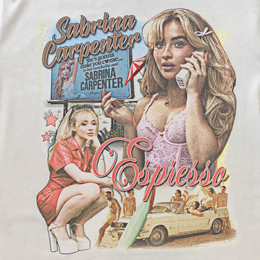 SVBRINV CVRPENTER ESPRESSO HEAVYWEIGHT WHITE T-SHIRT