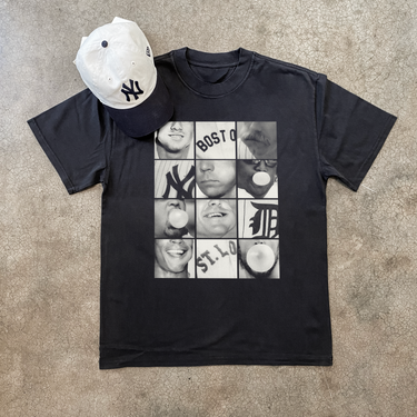 MAJOR LEAGUE 'CHEW' HEAVY BLACK TEE