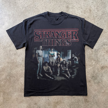 STRANGER THINGS MOVIE HEAVYWEIGHT BLACK T-SHIRT