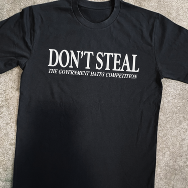 'Dont Steal' Classic Black Tee