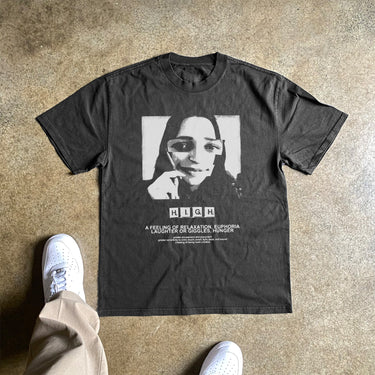 HIGH HEAVYWEIGHT BLACK TSHIRT